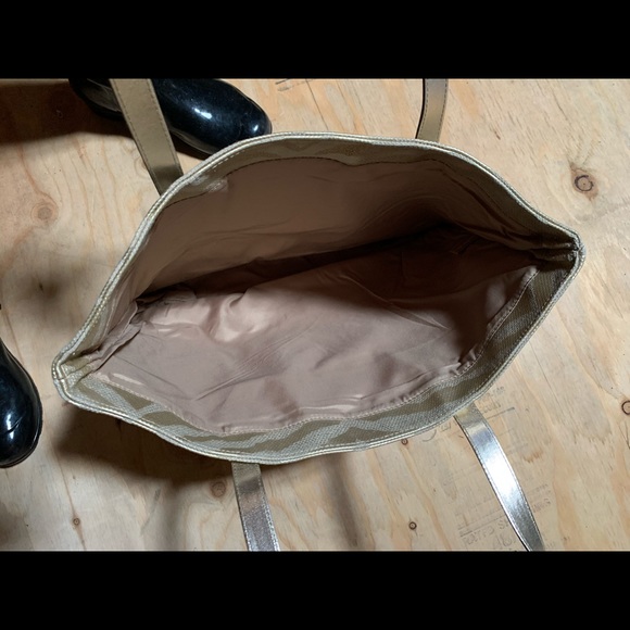 Michael Kors Gold Zebra Tote - Picture 5 of 5